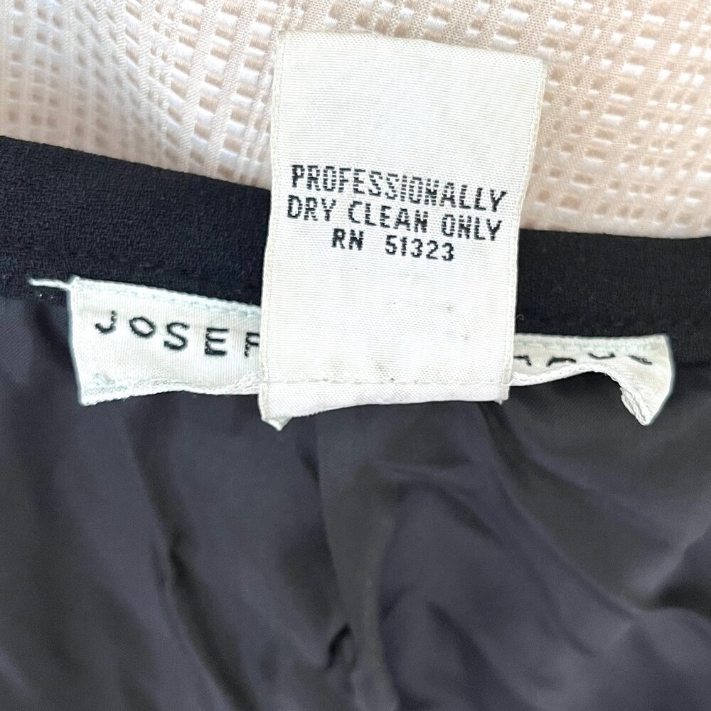 Vintage Black Pencil Skirt Long Column Skirt Modern Elegant Capsule War… - Picture 11 of 13
